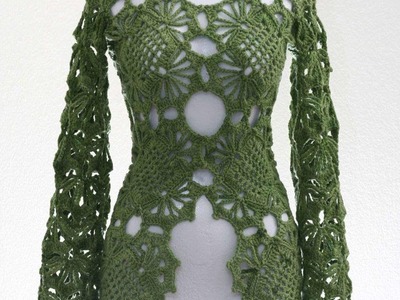 Crochet shrug| how to crochet vest shrug free pattern tutorial for beginners 34