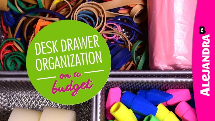 Desk Drawer Organization on a Budget (Part 3 of 4 Dollar Store Organizing)