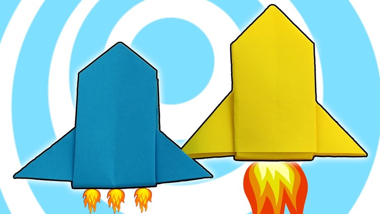 DIY: Easy Paper Origami Rocket Ship Tutorial