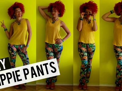DIY Hippie Pants in 30 min | Spring Summer 2015 Fashion Trend