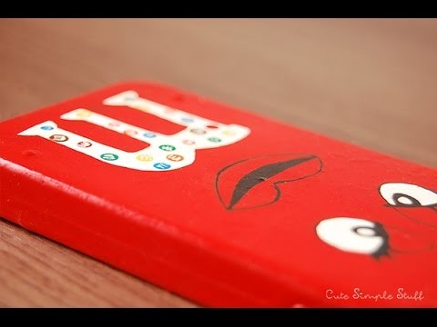 DIY M&M Phone case  | Valentine´s Day Gift Idea