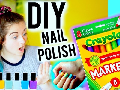 DIY: Make Nail Polish out of Markers!!