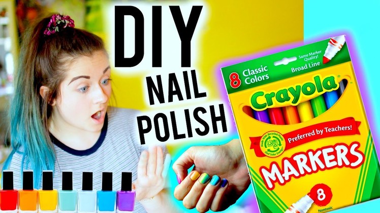 DIY: Make Nail Polish out of Markers!!