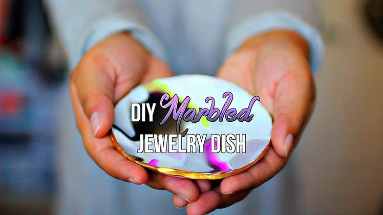 DIY: Marbled Jewelry Dish | crystalcreateschic