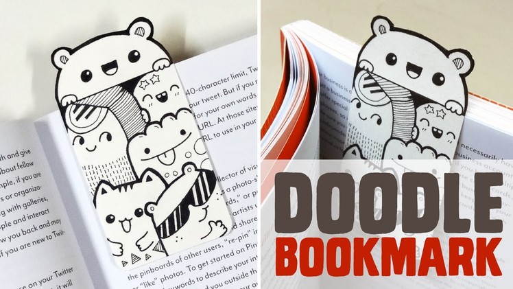 DIY ~ Mini Doodle Bookmark