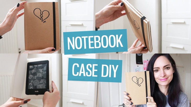 DIY Notebook Cover for iPad. Kindle | CharliMarieTV