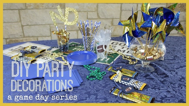 DIY Party Decorations | Game Day Series