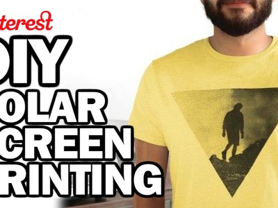 DIY Solar Screen Printing - Man Vs Pin - Pinterest Test #66