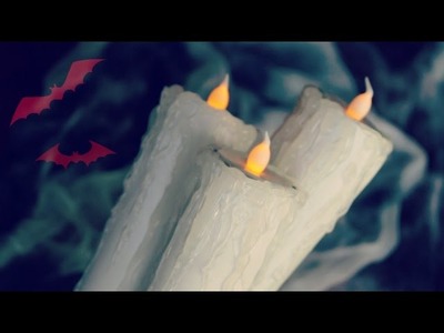 DIY Spooky Faux Candles | 12 Days of Halloween 2014