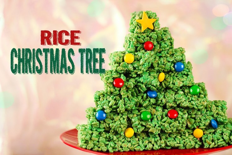 Easy Rice Christmas Tree | Rice Krispies Treats