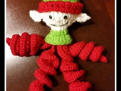 Elfo navideño a crochet paso a paso