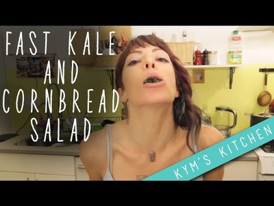 Fast Kale & Cornbread Salad Recipe