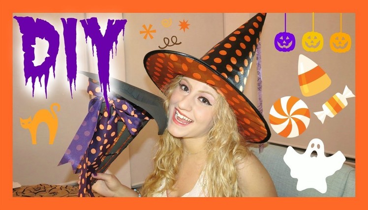 HALLOWEEN DIY Trick Or Treat Bag. Witch Hat Glam Barbie ♥