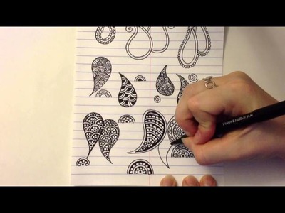 Henna Alphabet: Element "C" - Paisley