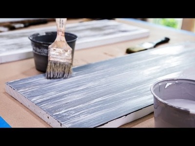 Home & Family - How to Make a DIY Faux Finish