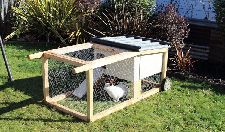 How to build a house-on-wheels for rabbits, guinea pigs & other small aniimals