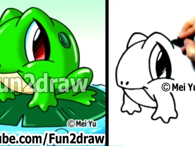 How to Draw a Frog - Learn to Draw - Easy Things to Draw - Fun2draw