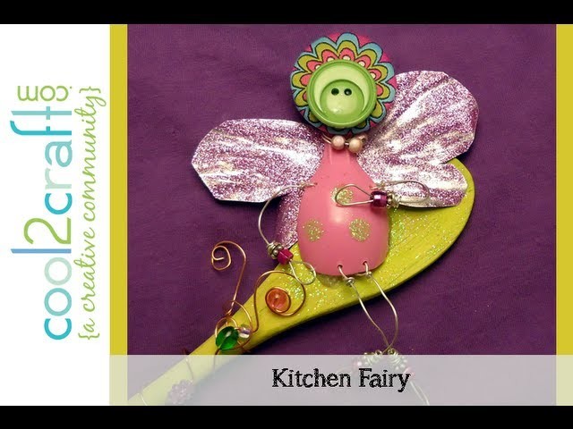 How to Make a Soda Can and Plastic Spoon Kitchen Fairy by Candace Jedrowicz