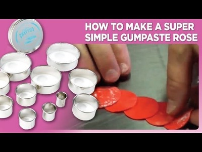 How to make a Super Simple Gumpaste Rose