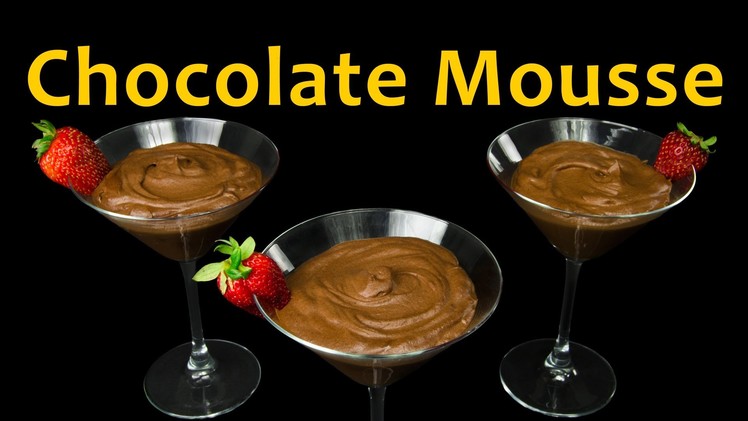 How to Make Chocolate Mousse by  Cookies Cupcakes and Cardio