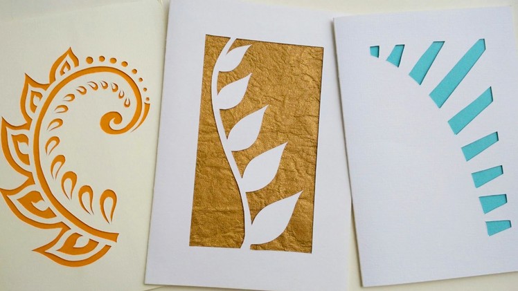 How To Make Greeting Cards | Paper Cutting Art