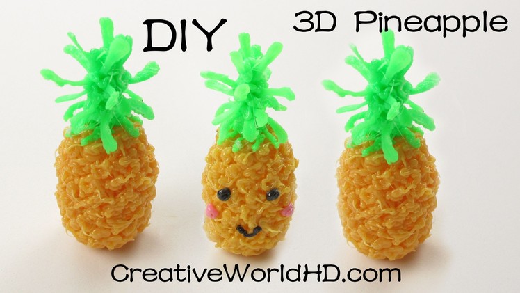 How to Make Kawaii Pineapple -  3D Printing  Pen Creations.Scribbler dIY Tutorial