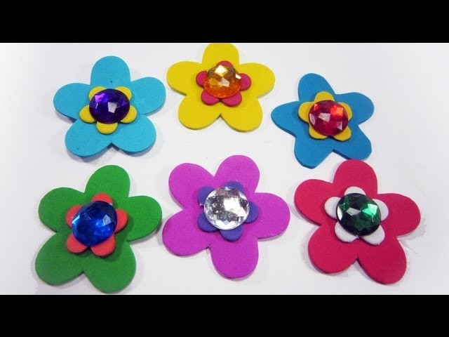 How to make layered foami flowers - EP