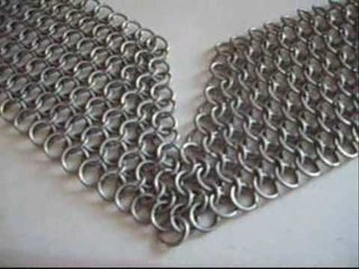 How To Make The Collar For A Chainmaille Shirt