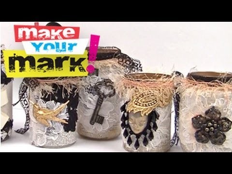 HOW TO: Mixed Media Desk Accessories