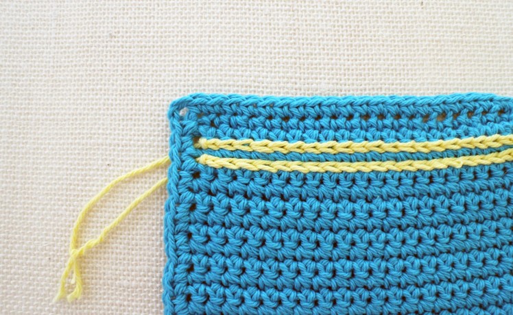 How To Surface Crochet Left Hand