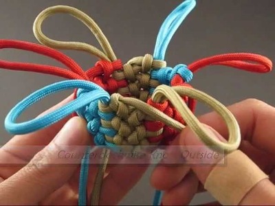 How to Tie the Dragon Egg (Paracord) Pouch by TIAT
