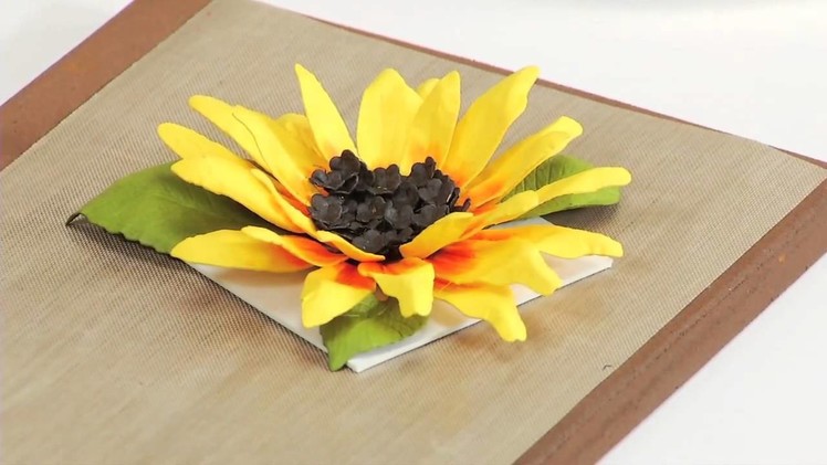 How to Use Sizzix Thinlits Sunflower Flower Die 658417