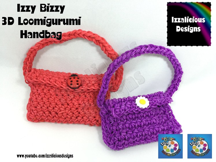 Loomigurumi - Izzy Bizzy Handbag - amigurumi using Rainbow Loom Bands