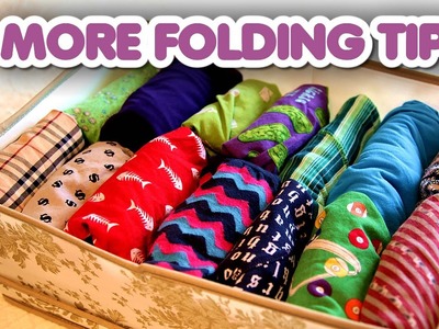 More Folding Tips! (Clean My Space)