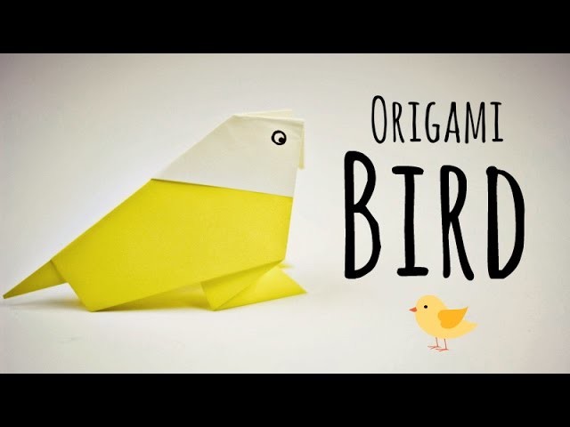Origami bird instructions