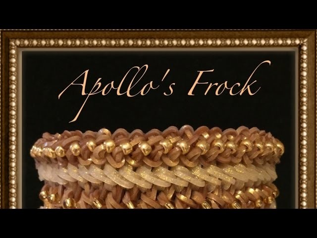 Rainbow Loom Band Apollo's Frock Bracelet Tutorial.How To