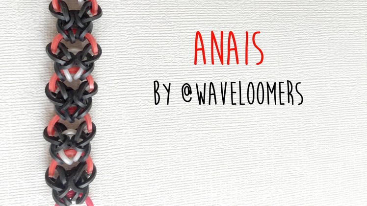 Rainbow Loom Bands Anais by @WaveLoomers