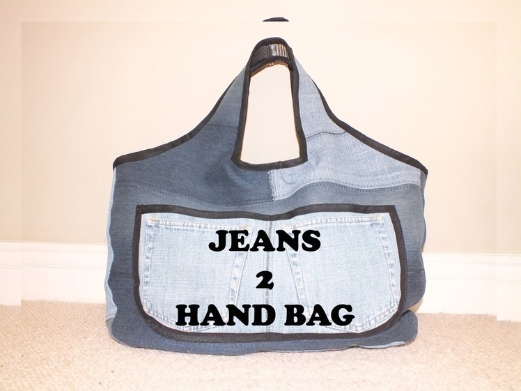 Recycle Reuse Jeans Bag (Sahara -Intro)Denim Hand Bag DIY Bag Vol 3A