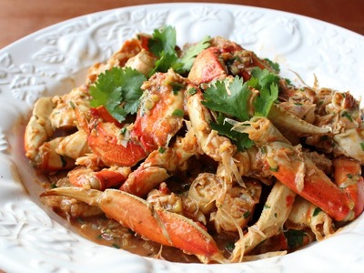 Singapore Chili Crabs Recipe - Crab with Sweet & Spicy Chili Sauce