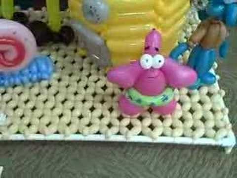 SpongeBob Balloon Sculpture.