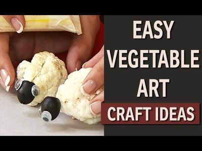 Vegetable Art - How to make a Sheep (English)