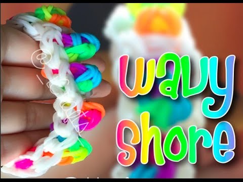 Wavy Shore Bracelet | Rainbow Loom Tutorial
