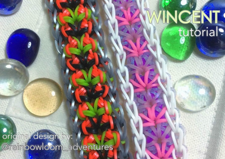 WINCENT Rainbow Loom bracelet tutorial