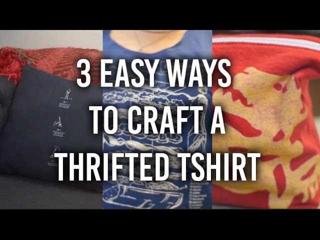 3 Easy Ways to Craft a Thrifted Shirt : DIY