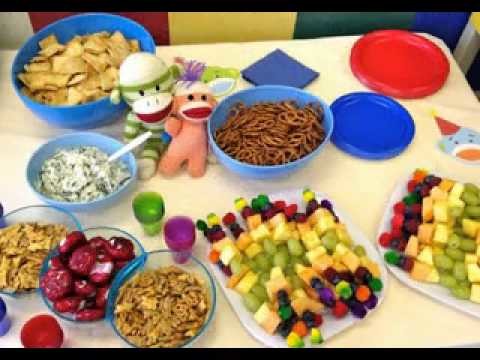 Birthday party food decorations for kids
