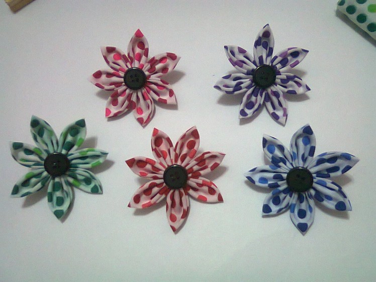 DIY : #18 Cute Fabric Flowers ♥