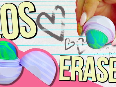 DIY EOS ERASER ♥ BACK TO SCHOOL!