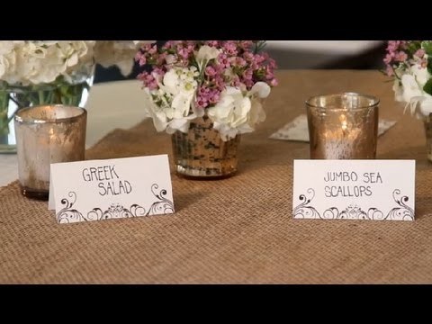 How to Decorate a Food Table for Weddings : Great Wedding Ideas
