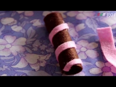 How to Decorate Tissue Box Using Fancy Fabric - Gontor TV - Divisi Gontor Putri 5