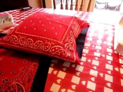 How to make a Bandana Pillow - Sewing 4-H Project